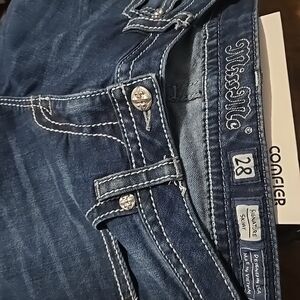 Miss Me Deep Blue Signature Skinny Jeans
